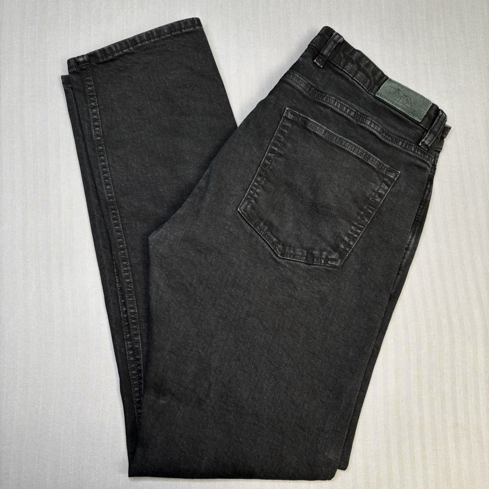 Rodd & Gunn Mens 36x31 Straight Fit Black Denim Jeans Stretch Cotton VJ0417